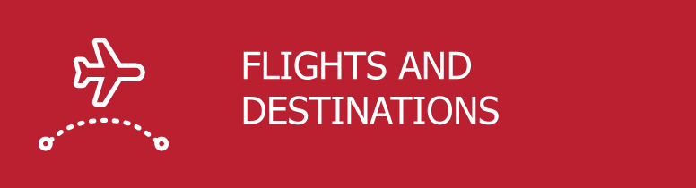 Flights and destinations